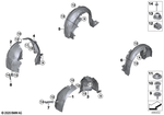51717394079 - : Cover, Wheel Housing, Rear Left for BMW Image