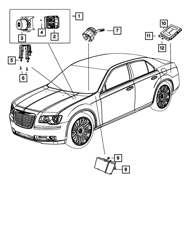 68020717AA - Electrical: Ecu Coil Seal Seal for Mopar Image image