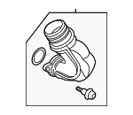4E129654J - Engine: Intake Pipe for Volkswagen Image