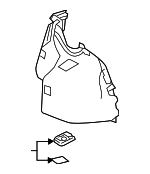 6472207030C0 - Body: Trunk Side Trim for Toyota: Avalon Image