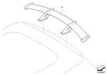 51712221112 - Retrofitting / Conversion / Accessories: Jcw Rear Spoiler Black for Mini Image