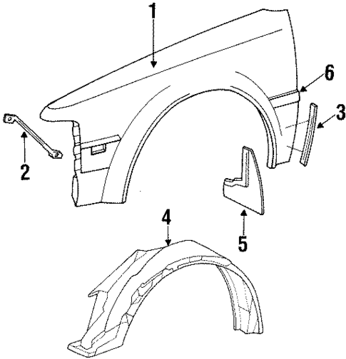 Fender for 1987 Toyota MR2 #0