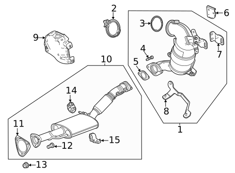 Exhaust Components for 2025 Chevrolet Trailblazer #0