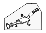60009397 - Exhaust: Front Muffler for GM Image