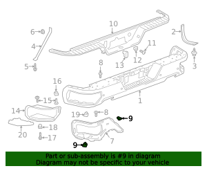Bumper Bracket U-Nut 11548586 GM | GMPartsDirect.com