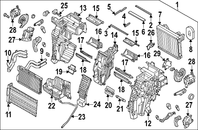 97205AT301 - : AC &amp; Heater Assembly for Kia Image