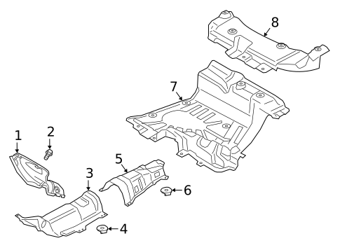 Heat Shields for 2019 Ford Transit Connect #0