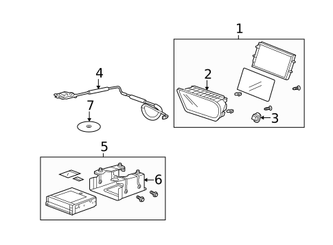 Navigation System Components for 2010 Acura TSX #0