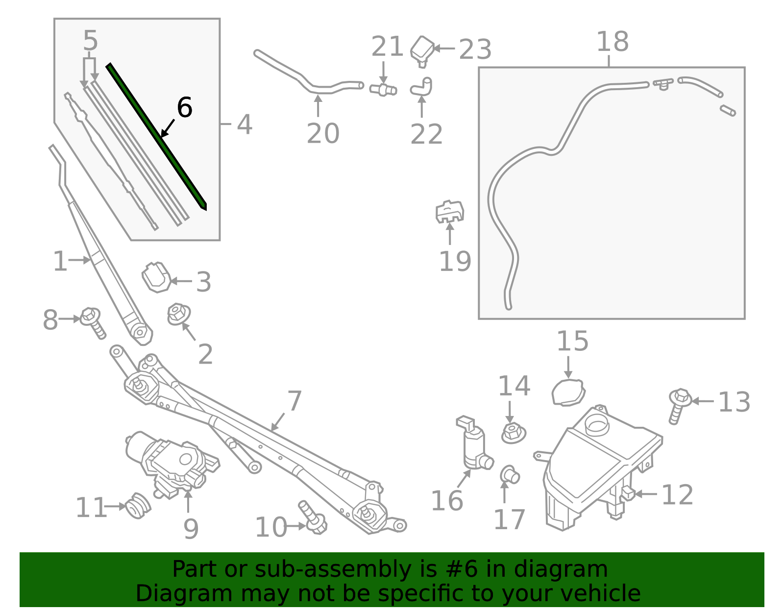 N243-67-333 - Wiper Blade Refill 2016-2025 Mazda MX-5 Miata