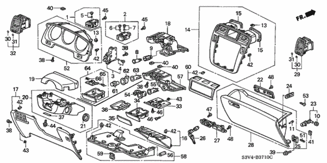 Instrument Panel Garnish for 2005 Acura MDX #0