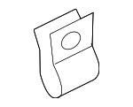 8V0853147 - Body: Rear Sill Plate Clip for Audi Image