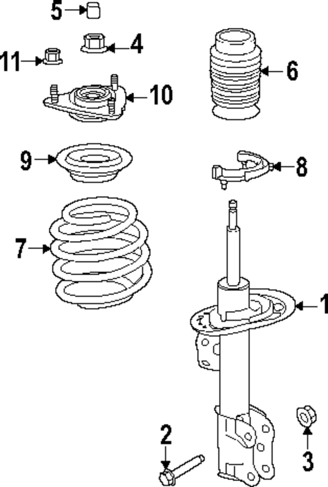 PR3Z5310A - : Coil Spring for Ford: Mustang Image