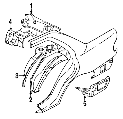 Inner Components for 1993 Mitsubishi Mirage #0