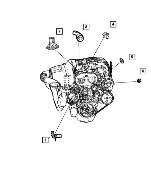 Sensors for 2005 Jeep Liberty #1
