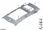 51445A6B3C1 - : Headlining Panoramic Roof for BMW Image
