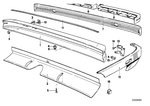 51121877021 - : Rubber Strip Left for BMW Image