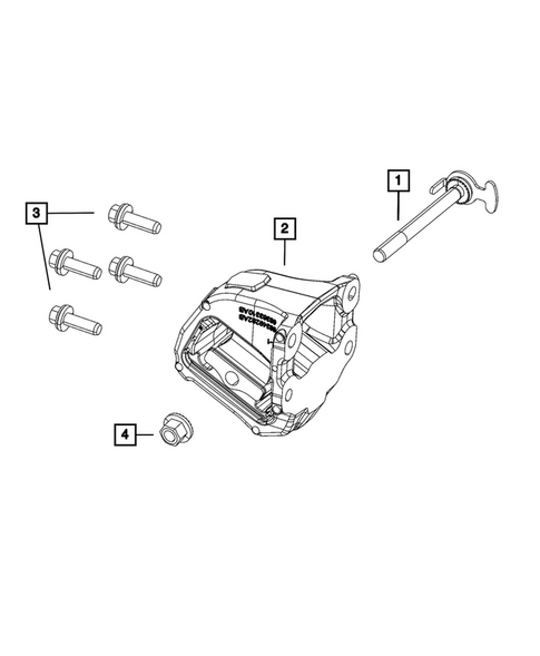 Engine Mounting for 2026 Ram 3500 #1