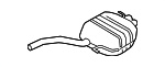 3C0253609T - Exhaust: Resonator &amp; Pipe for Volkswagen Image