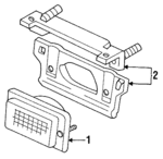E9DZ15266A - : Fog Lamp Bracket for Ford Image