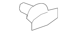 4H0837732 - Body: Door Seal Clip for Audi Image