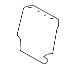 7165260390 - Body: Seat Back Pad for Toyota: 4Runner Image
