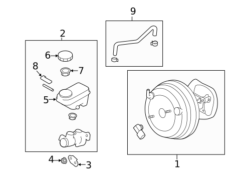Master Cylinder - Components On Dash Panel for 2015 Subaru Forester #0