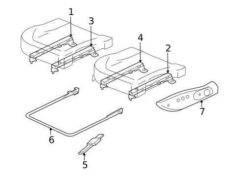 Tracks & Components for 2006 Mitsubishi Raider #1