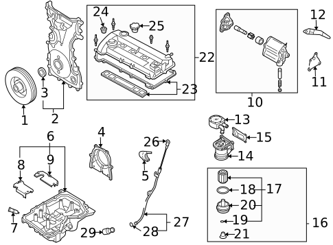 Oil Cooler for 2007 Mazda 6 #0