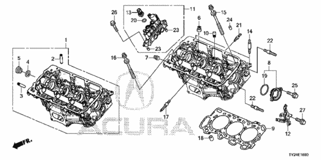 Front Cylinder Head for 2016 Acura RLX #0