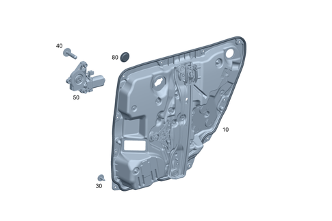Rear Window Lifters for 1985 Mercedes-Benz 300 CD #0