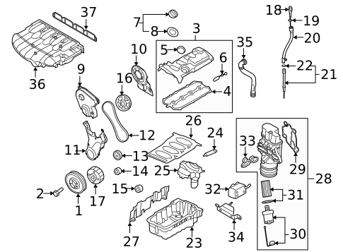 Engine Parts for 2007 Volkswagen Eos #0