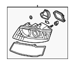 8E0941029AC - Electrical: Headlamp Assembly for Audi: S4 Image