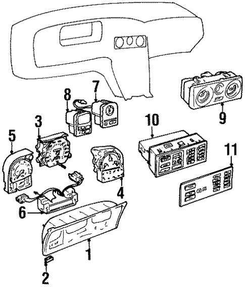 Automatic Temperature Controls for 1997 Saab 9000 #0