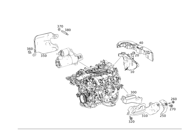 2781503375 - Attachment Parts for Units: Screening Plate for Mercedes-Benz: CL550, CL63 AMG, Maybach S550, S500, S550, S63 AMG, SL550, SL63 AMG Image image