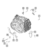 68273203AA - : Hex Flange Head Bolt, Mounting for Fiat: 500, 500X | Jeep: Compass, Renegade Image