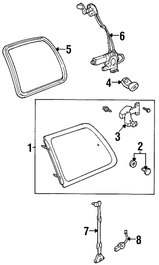 2F5Z12305A28AA - : Weatherstrip for Mercury: Villager Image