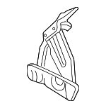 55176928AE - Body: Hinge for Mitsubishi Image