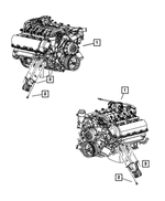 4854564AB - Engine Mounting: Engine Mounting Bracket And Insulator, Left for Mopar Image