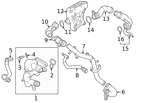 Hoses & Lines for 2018 Land Rover Range Rover Evoque #0