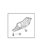 52058674AD - Mopar Accessories - Component Parts: Front Skid Plate for Dodge: Ram 2500, Ram 3500 Image