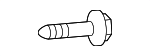 90398S5A000 - Suspension: Trailing Arm Bolt for Honda: Civic, CR-V, Element Image