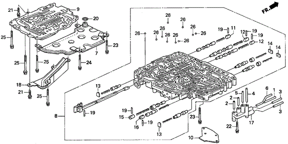 AT Main Valve Body for 1997 Acura TL #0