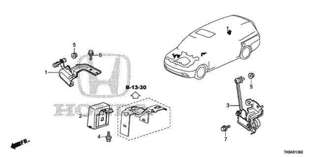 Auto Leveling Control for 2011 Honda Odyssey #0