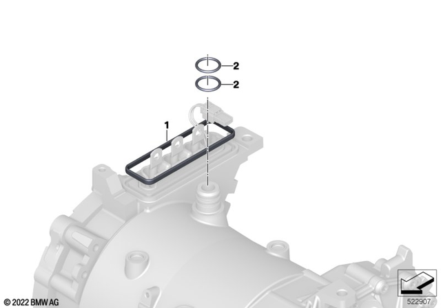 12379829477 - Engine Electrical System: Form Seal -  for BMW-Motorrad Image