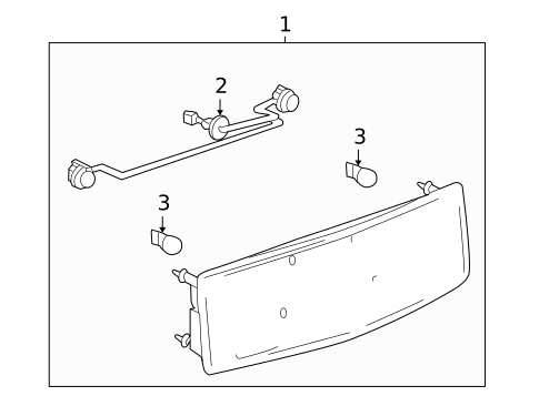 Bulbs - Chassis for 2004 Cadillac XLR #0