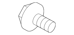 PAF008485 - Body: Door Hinge Screw for Porsche Image