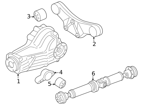 Axle & Differential for 2001 Volkswagen Passat #1