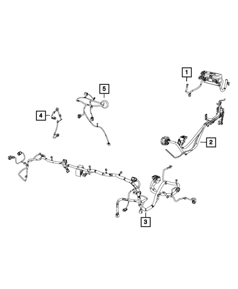 Wiring-Headlamp to Dash for 2015 Ram 3500 #0