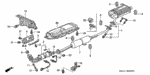 934050601204 - Electrical/Exhaust/Heater/Fuel: BOLT-WASHER (6X12) for Honda Image