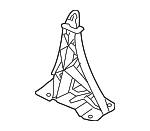 4E0864283 - Body: Console Base Rear Support for Audi Image